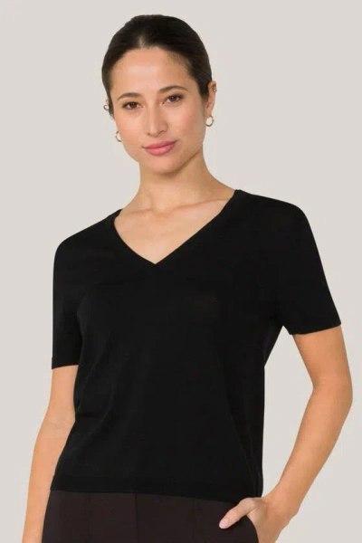 Alala Vida Knit Tee In Black