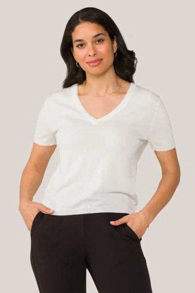 Alala Vida Knit Tee In Bone