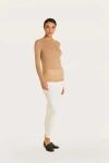 Alala Crewneck Long Sleeve Tee In Camel In Camel
