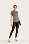 Alala Washable Cashmere Tee In Charcoal