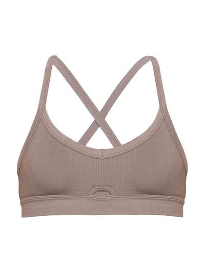 Alala Women's Barre Cami Bra In Mushroom