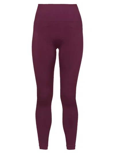 Alala Women's Barre Seamless Tights In Wine