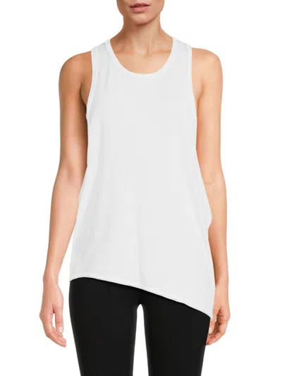 Alala Women's Flyback Pima Cotton Blend Tank Top In White