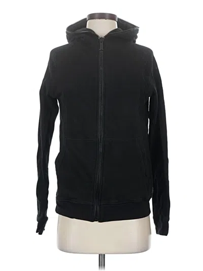 Pre-owned Alala Zip Up Hoodie In Black