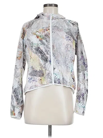 Pre-owned Alala Zip Up Hoodie In Gray