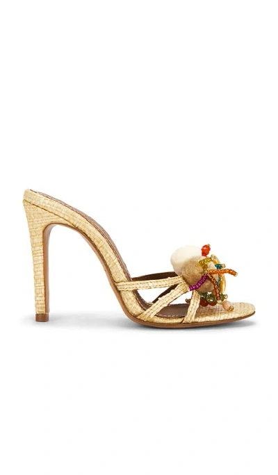 Alameda Turquesa Isla Mule In Gold