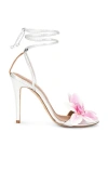 Alameda Turquesa Prudence Heel In Metallic Silver