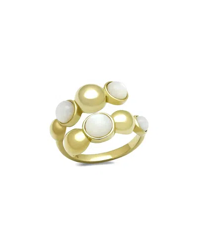 Alamode Jewelry Plated Stainless Steel Ring