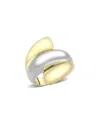 Alamode Jewelry Plated Stainless Steel Ring