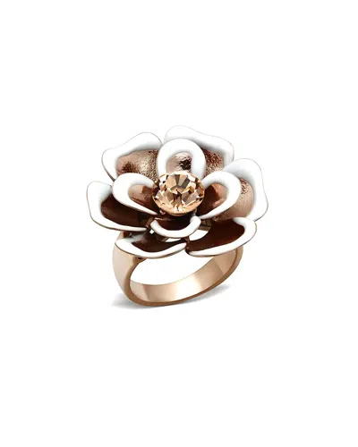Alamode Jewelry Rose Gold Plated Ring