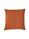 Alamwar Anjali Dots Cinnamon/brown Decorative Pillow Cover In Indigo