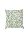 Alamwar Fleur Decorative Pillow In Cornflower Blue/moss Green