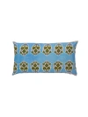 Alamwar Parakeets Blue/green Lumbar Pillow Cover In Blue/green