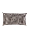 Alamwar Samburu Charcoal Lumbar Pillow Cover In Charcoal