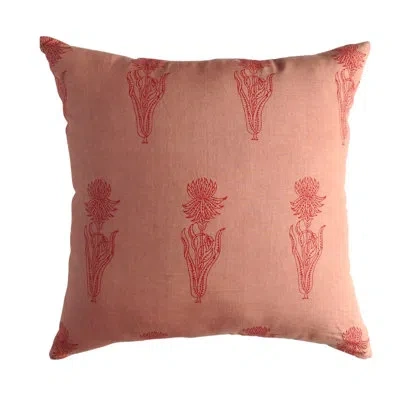 Alamwar Sharmili Decorative Pillow Cover In Pink