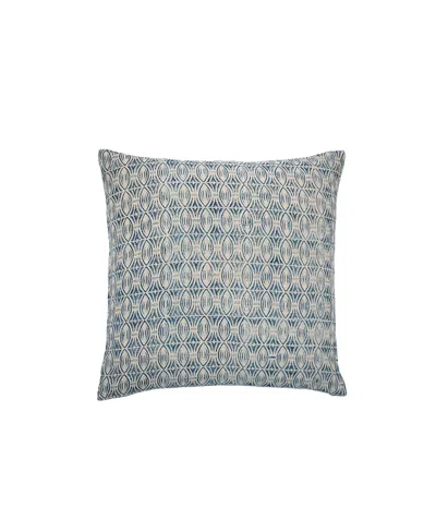 Alamwar Zulu Decorative Pillow Cover In Blue