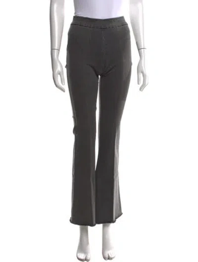Pre-owned Alan Bilzerian Flared Pants In Gray