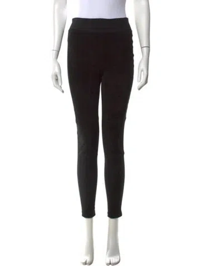 Pre-owned Alan Bilzerian Skinny Leg Pants In Black