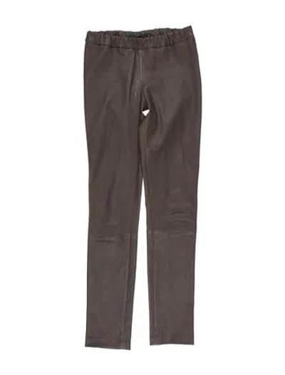 Pre-owned Alan Bilzerian Straight Leg Pants In Gray