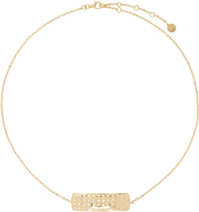 Alan Crocetti Gold Encrusted Mini Plaster Choker