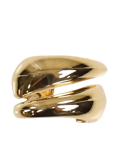 Alan Crocetti Raptor 曲线形耳骨夹 In Gold