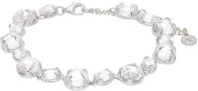 Alan Crocetti Silver Dew Bracelet In Metallic