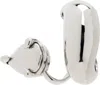 Alan Crocetti Silver Hard Alien Left Ear Cuff In Rhodium Vermeil