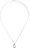 Alan Crocetti Ssense Exclusive Pearl In Heat Necklace