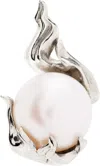 Alan Crocetti Ssense Exclusive Pearl In Heat Single Earring