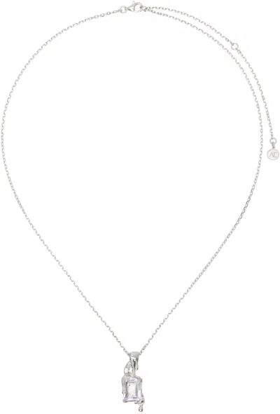 Alan Crocetti Ssense Exclusive Silver Melting Necklace In Metallic