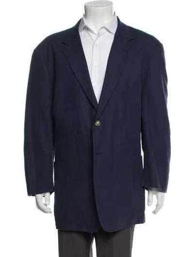 Pre-owned Alan Flusser Blazer In Blue