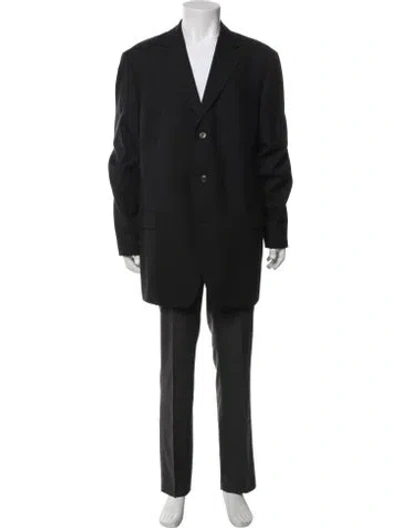 Pre-owned Alan Flusser Two-piece Suit In Black