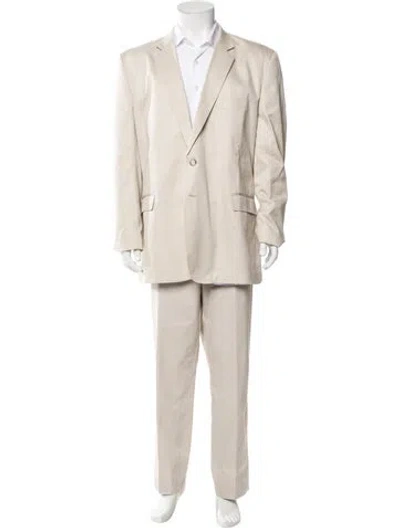 Pre-owned Alan Flusser Two-piece Suit In Neutral