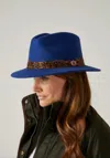 Alan Paine Hat In Blue In Blue