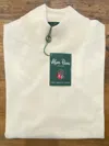 Alan Paine Men's Pendeen Mock Neck Sweater In Ecru In Neutral