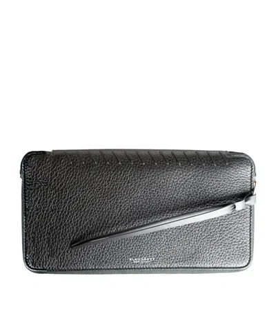 Alan Scott Deer Skin Document Wallet In Black