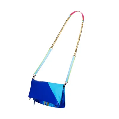 Alanakayart Women's Convertible Crossbody Bag Blue