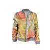 Alanakayart Women's Gold Reversible Bomber Jacket In Gold