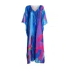 Alanakayart Women's Kaftan Dress - Blue In Blue
