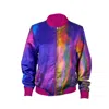 Alanakayart Women's Pink / Purple Pink Reversible Bomber Jacket In Pink/purple