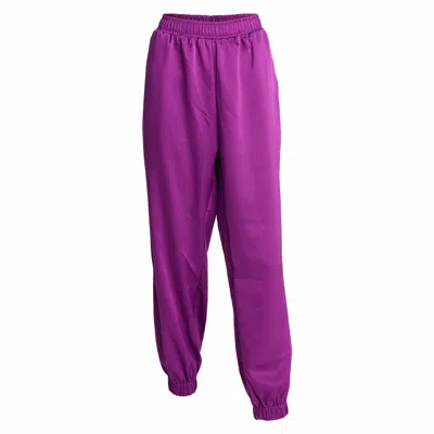 Alanakayart Women's Red Jogger Pant - Magenta