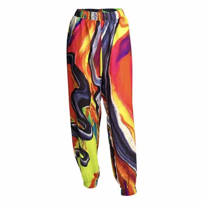 Alanakayart Women's Yellow / Orange Jogger Pant - Yellow & Orange In Yellow/orange