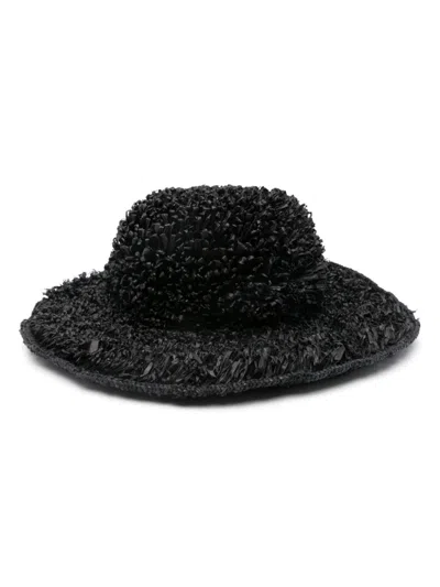 Alanui A Love Letter To India Hat In Black