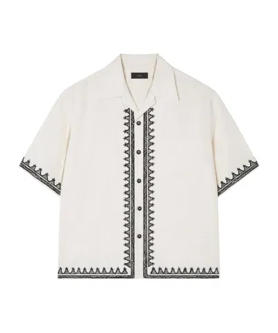 Alanui Akasha Embroidered-edge Shirt In Multi