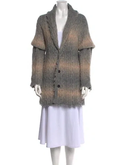 Pre-owned Alanui Alpaca Colorblock Pattern Sweater In Multi