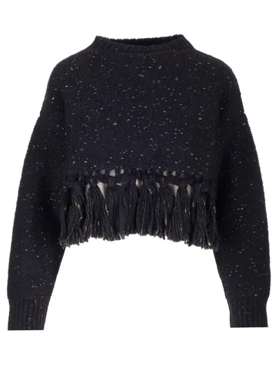 Alanui Astrale Knitwear Blue