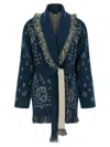 Alanui Bandana Cardigan In Blue