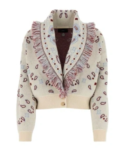 ALANUI ALANUI BANDANA JACQUARD CARDI BOMBER CARDIGAN