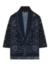 ALANUI BANDANA JACQUARD CARDIGAN