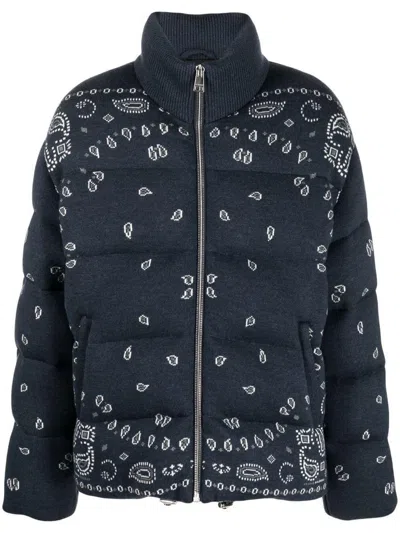 ALANUI ALANUI BANDANA JACQUARD PUFFER JACKET